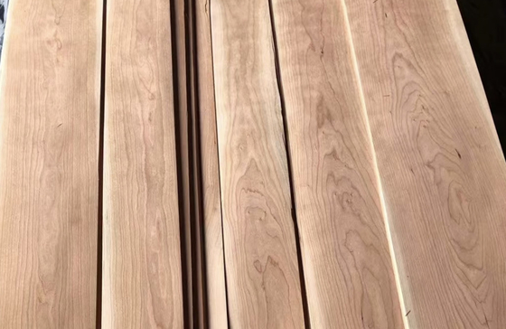Buy Natural Cherry Veneer Real Wood Veneer For Furniture Manufacturing online manufacture