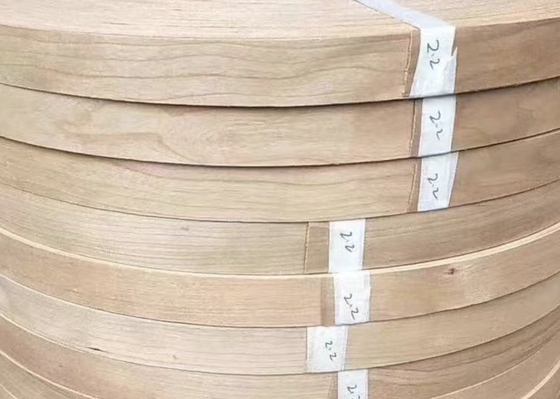 Buy Moderate Glossiness Cherry Veneer Edge Banding 8mm-300mm X Length 200m online manufacture