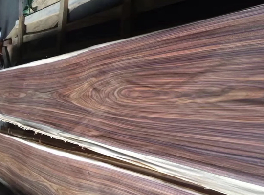 Quarter Slicing Natural Wood Veneer 8-40cm Width 20ccm-244cm