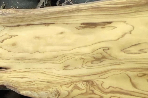 Olive Wood Natural Wood Veneer For Furniture Inlay Craftsmanship