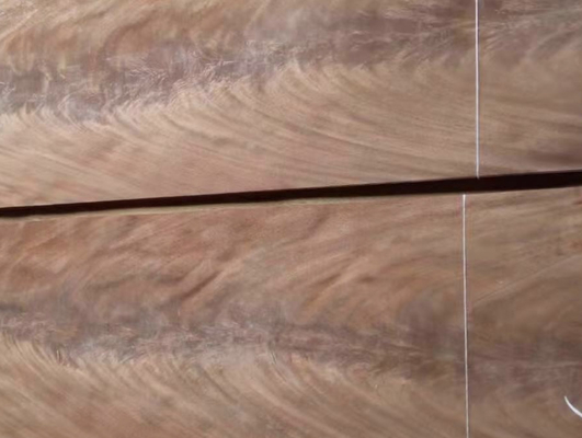Mahogany Crotch Veneer 0.5 Mm Wood Veneer Use For Wooden Flooring