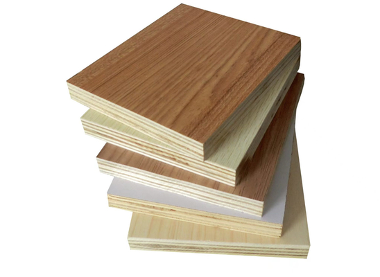 High Strength Melamine Multi Colored Layered Plywood Length 2.44m