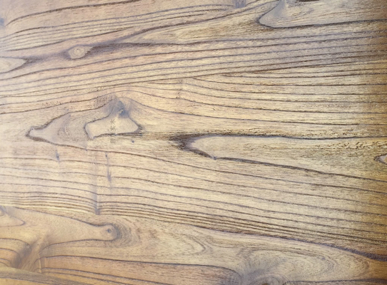 Elm Interior Decoration Wall Panel Mountain Grain / Straight Grain / Solid Wood Splicing