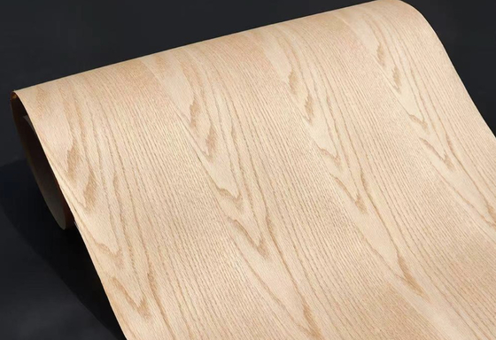 Width 64cm Kraft Paper Wood Veneer Brown Wrapping Veneer 15C To 50C